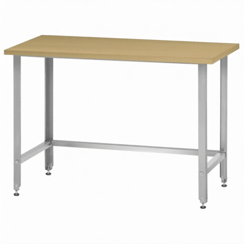 Стол кондитерский СПРн 860х1200х600 «Norma Ral» бук/40 (полка-обвязка сварная, ножка угловая)