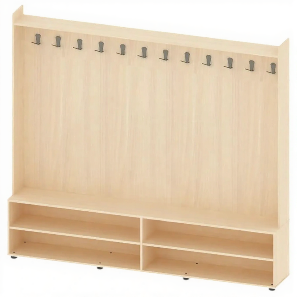 Гардеробная школьная 2000 мм СТЕ-ШП-57-3