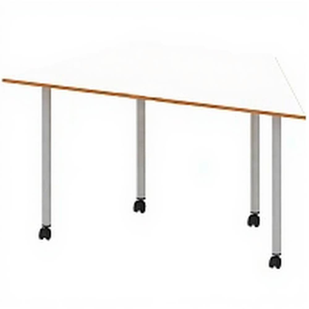 Стол мобильный «Трапеция» СТ-ШП-118, Белый