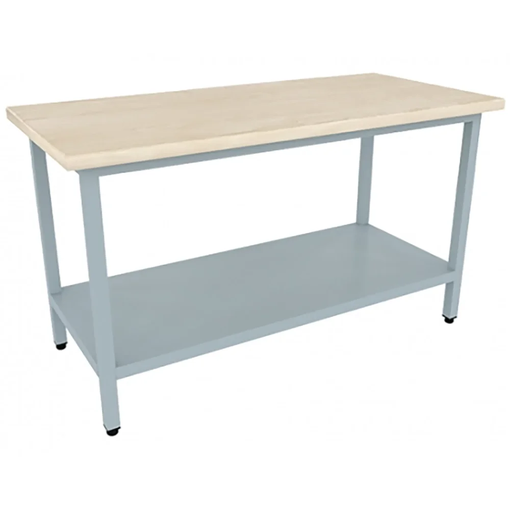 Стол кондитерский СРОк-18/7 1800х700х870 мм. (столешница дерево - бук, каркас окрашенный)