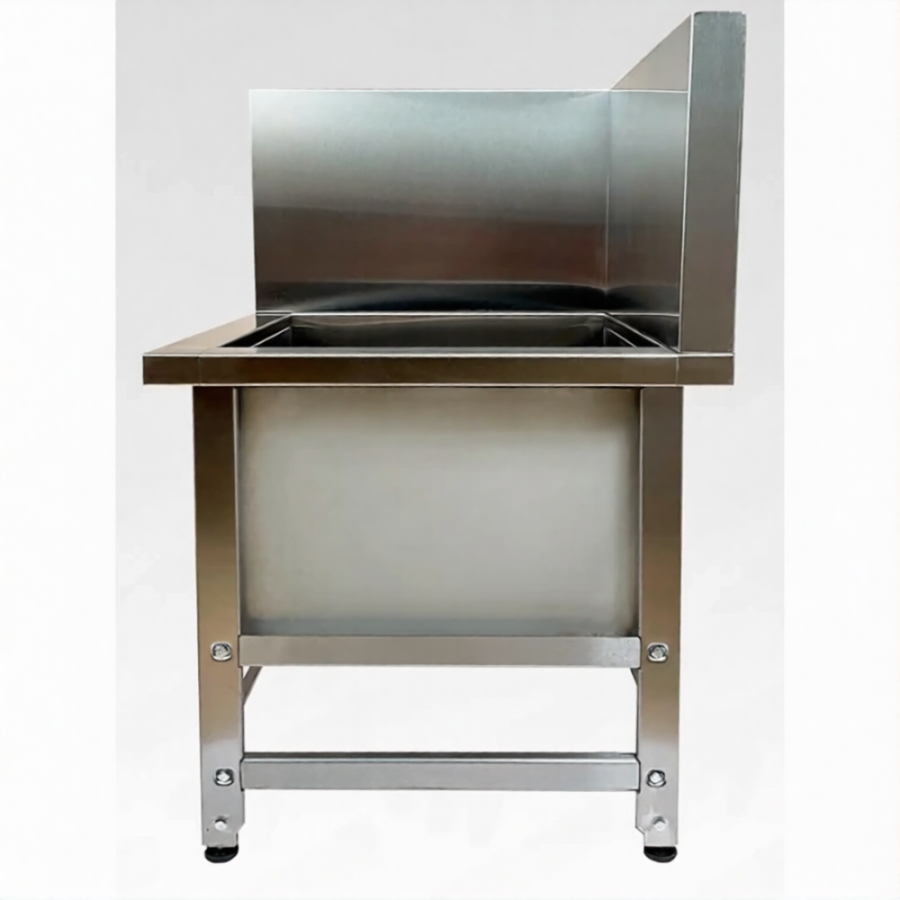 Ванна моповая ВМСн 500(800)х530х530  1 м/о (облицовка Г-обр., правая; ножка угловая)