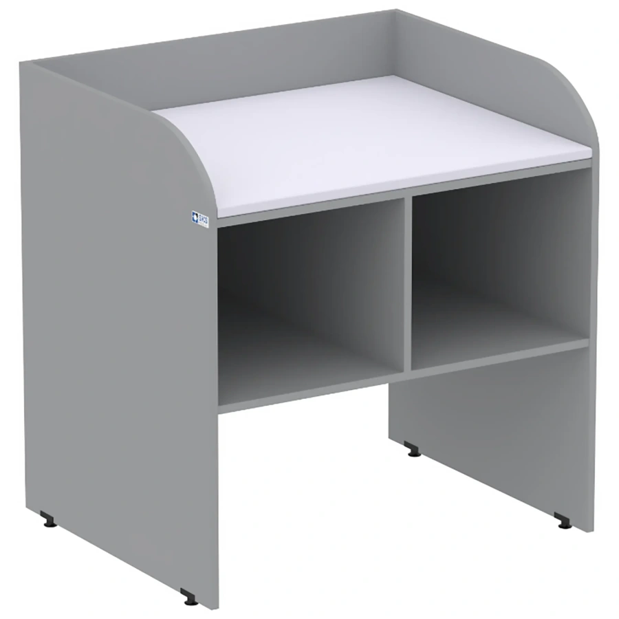 Стол пеленальный GRAY LITE 3 (белый матрас)