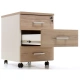 Тумба выкатная NPW-406 L3 вяз натуральный/бежевый