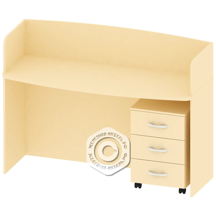 Кафедра выдачи литературы с тумбой МБ-ШК-45