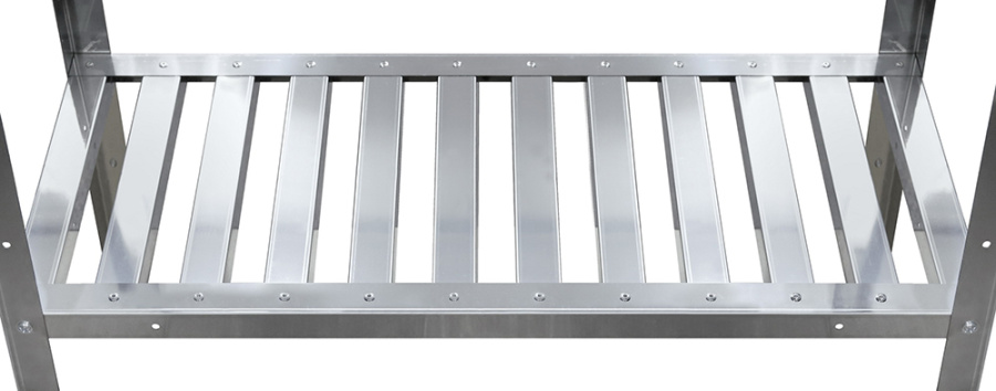 Стеллаж кухонный с решетчатыми полками Luxstahl СРРП-1800*700*300