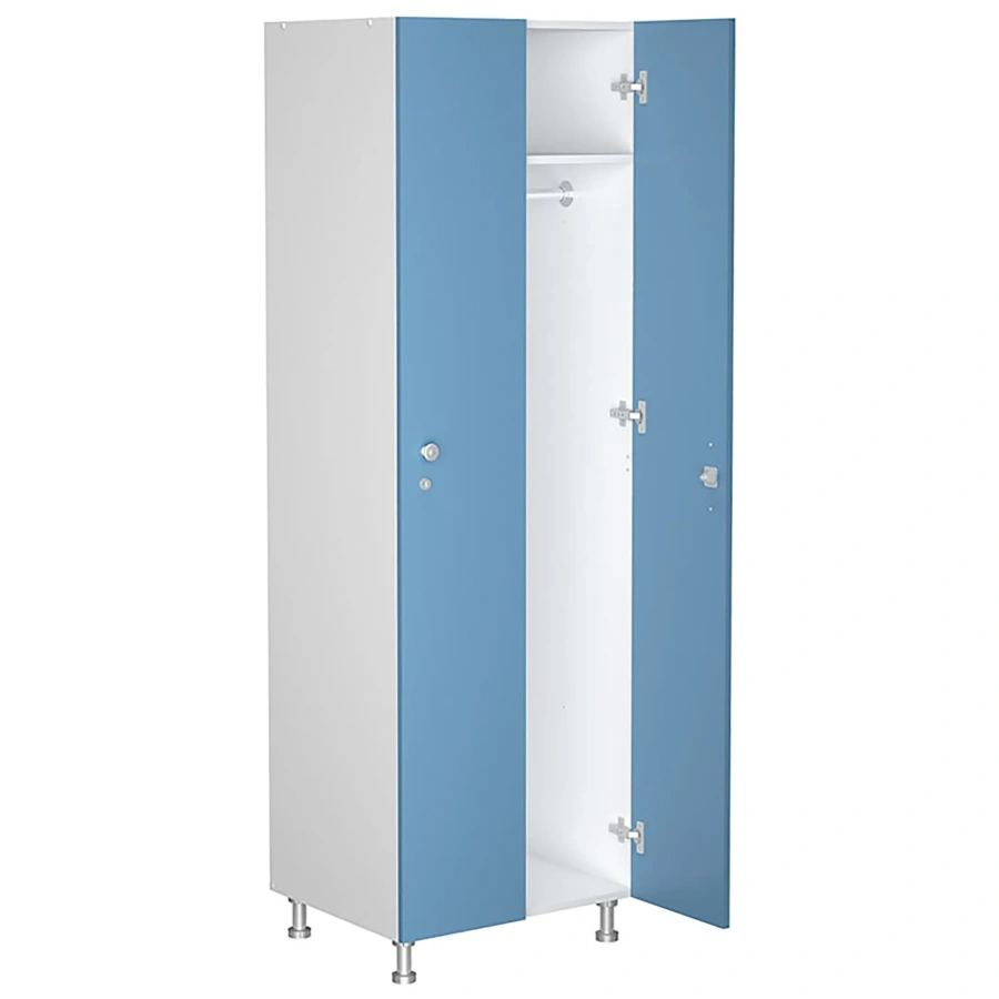 Шкаф для раздевалок WL 21-60 голубой/белый